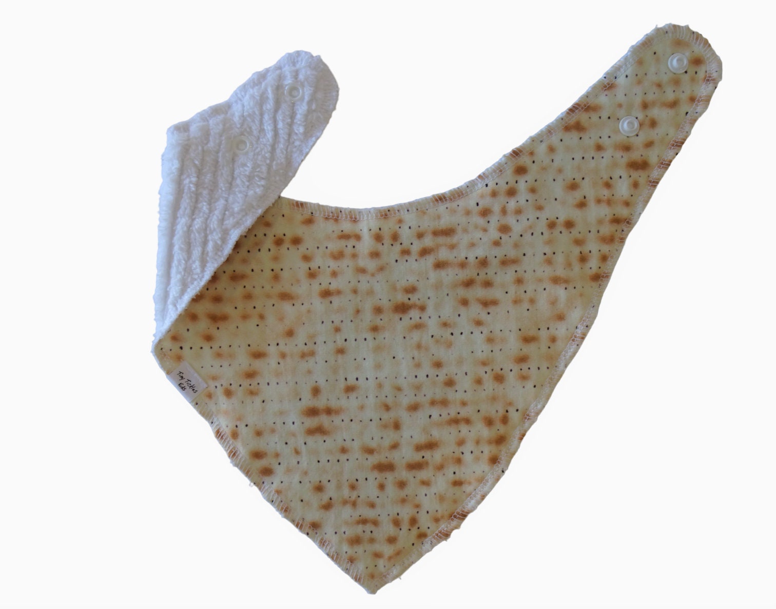 Passover Baby Bib, Bandana Bib, 036m, Pesach, Shabbat, Matzah, Matzo, Adjustable, Gift, Infant