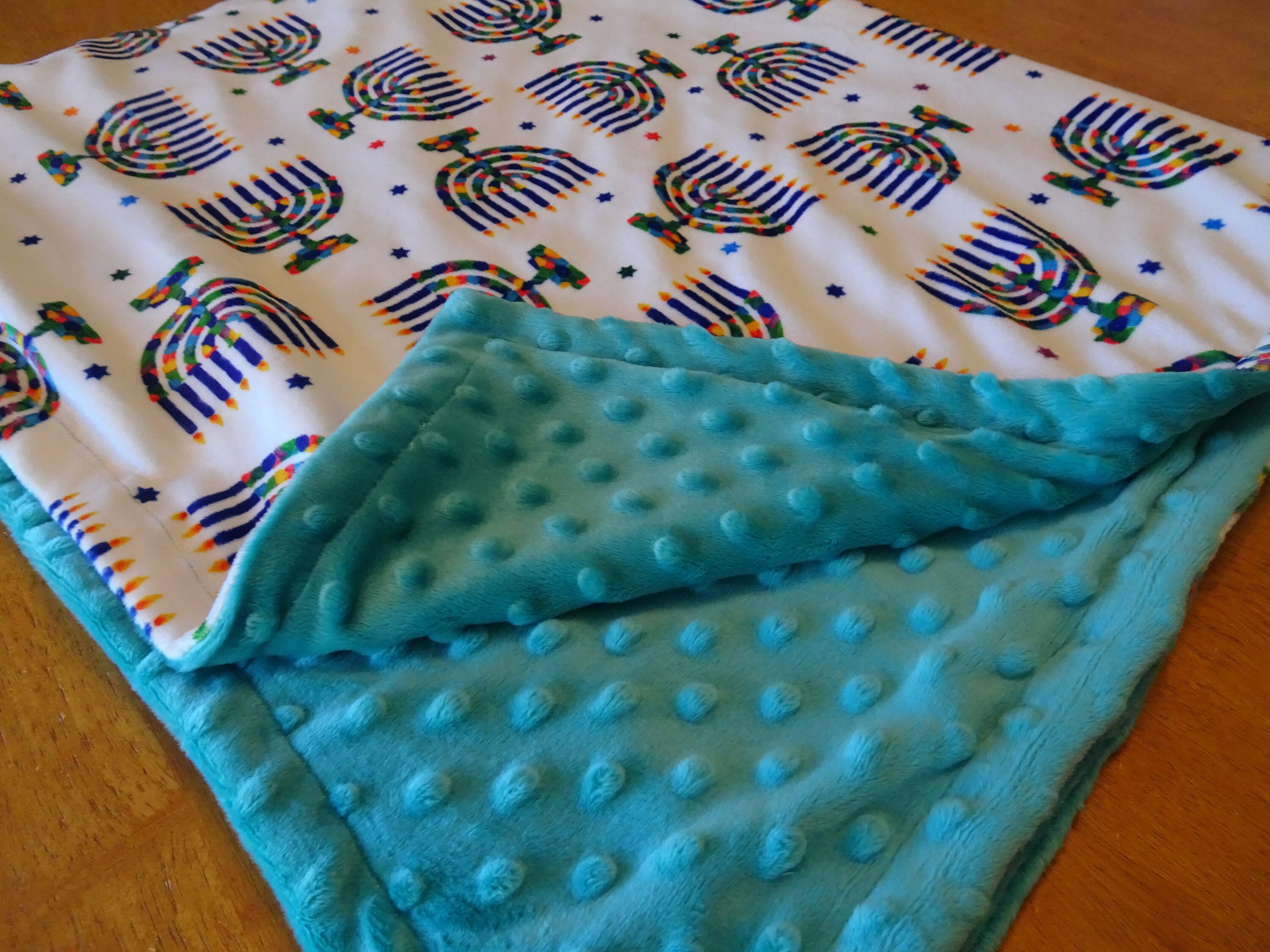 Hanukkah Baby Blanket, Jewish Baby Blanket, Chanukah, Hanukkah Baby