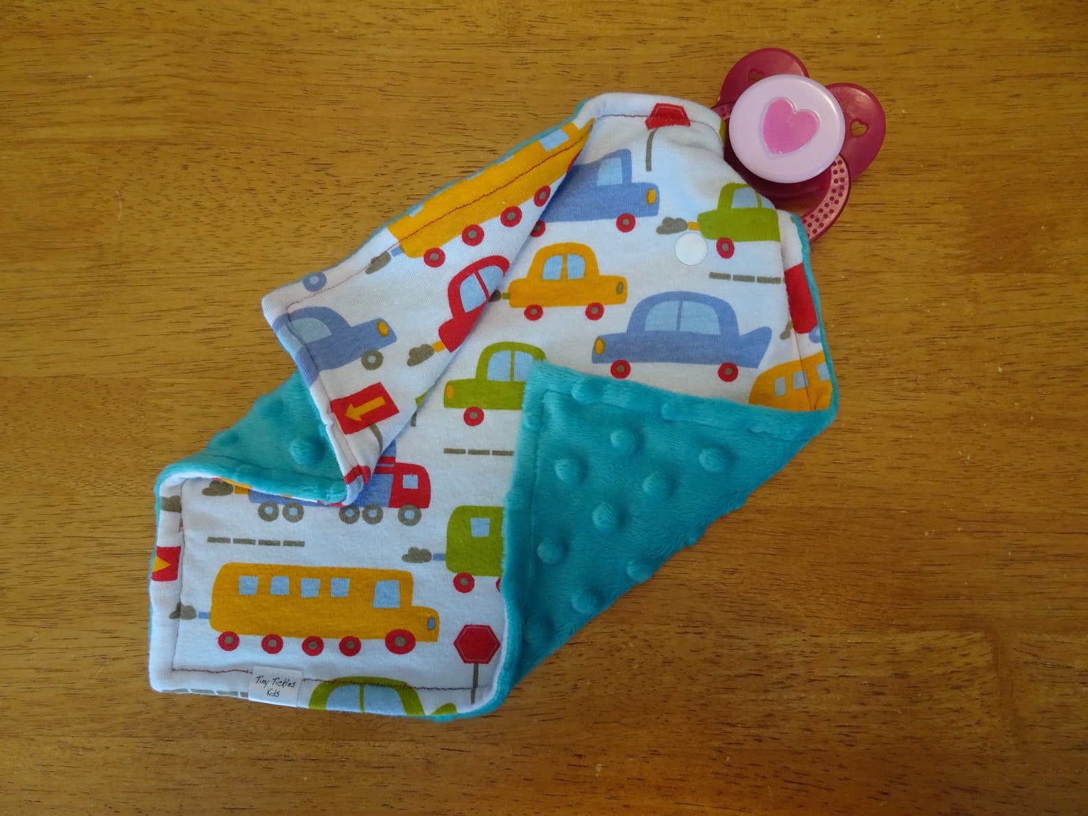Car Pacifier Lovey/Snap On Pacifier Lovey/Soother Etsy