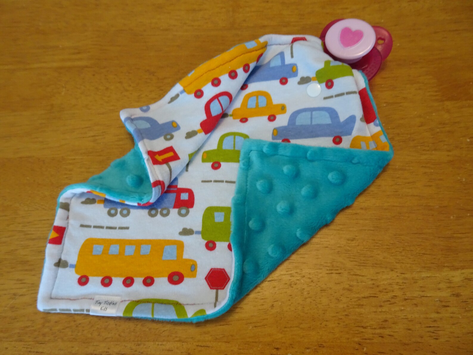 Car Pacifier Lovey/Snap On Pacifier Lovey/Soother Etsy