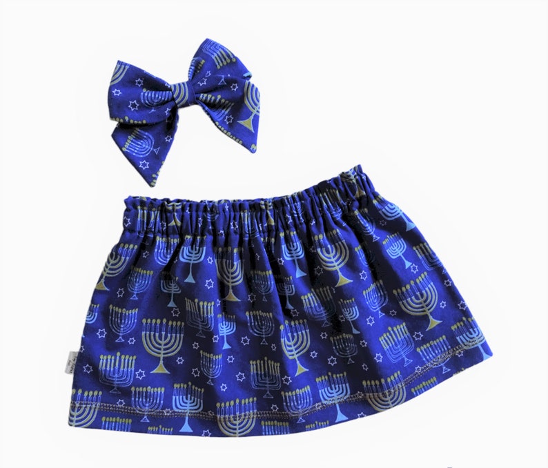 Hanukkah Menorah Baby Skirt and Headband Set/chanukah/star of Etsy