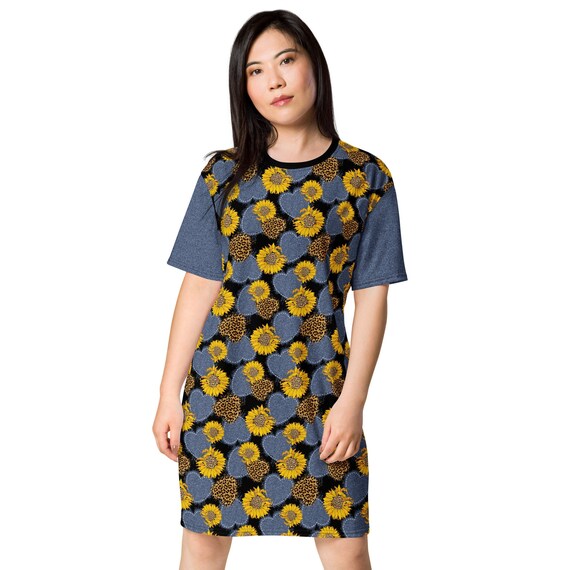 sunflower tshirt dress