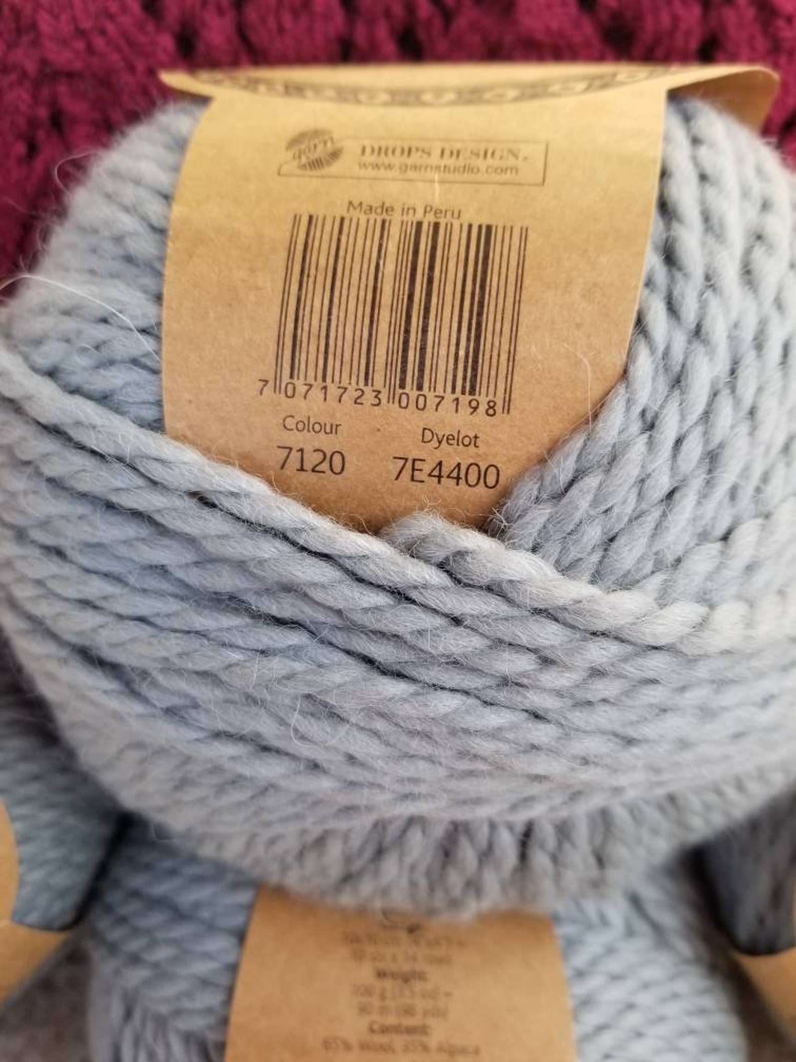 Garn Studio Yarn Drops Andes Uni Colour Alpaca Wool Blend Etsy