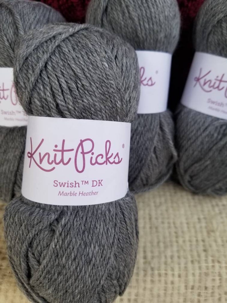 Knit Picks Swish DK Marble Heather Etsy