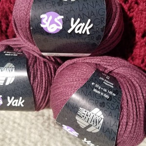 Lana Grossa 365 Yak Yarn Color 017 Puder