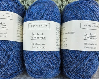 Biches & Buches LePetit Lambswool Yarn Color Med Blue