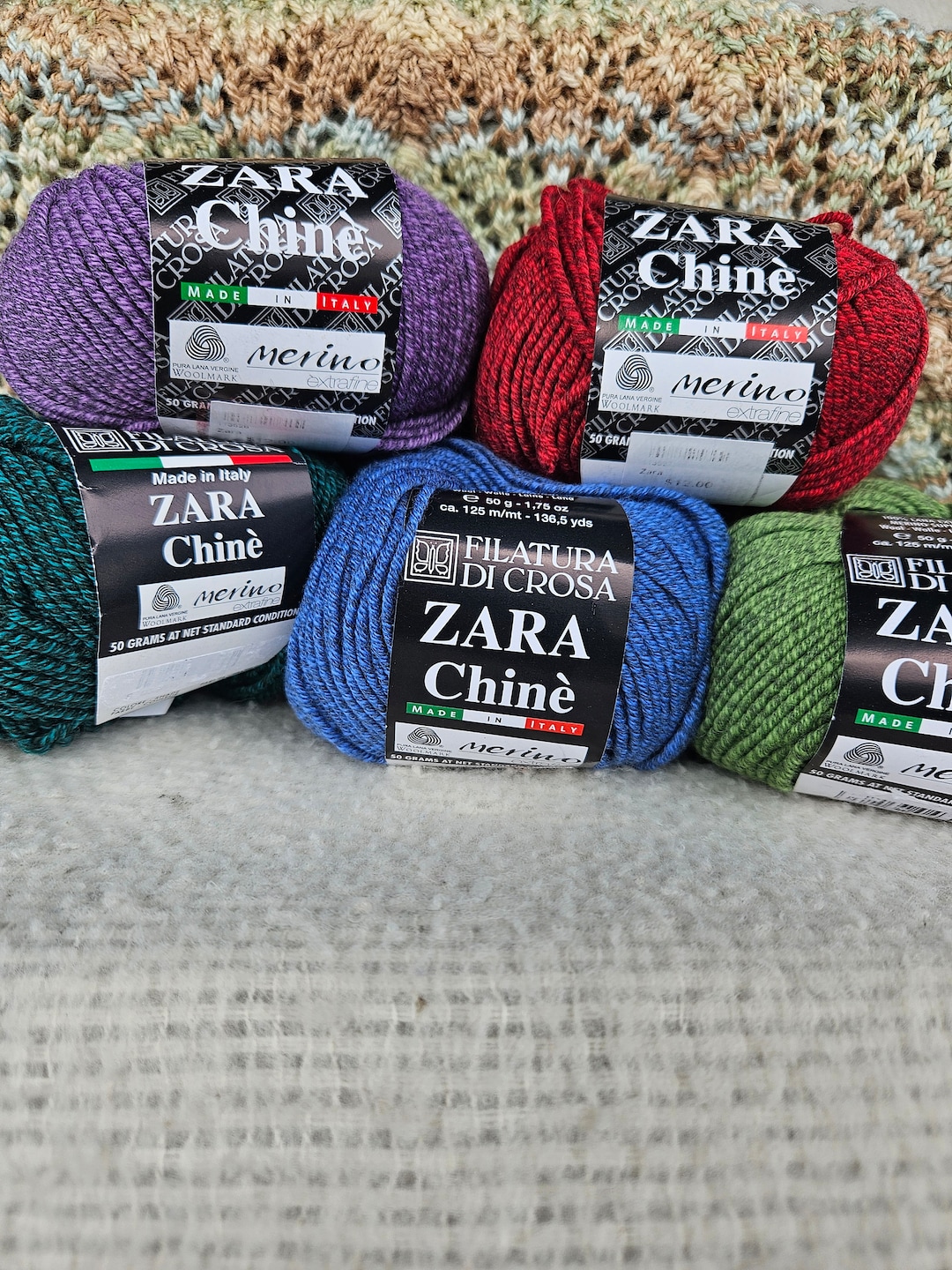 Filatura Di Crosa Zara Chine' Yarn Asst Colors You Choose - Etsy