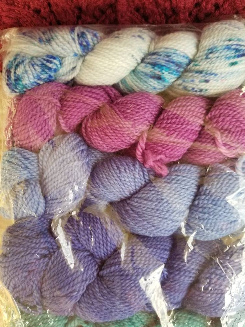 Wonderland Yarns Cheshire Cat Hand Dyed by Frabjous Fibers Moody Madness Limited Edition