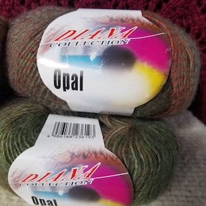 Diana Collection Opal Yarn Color 215 Green