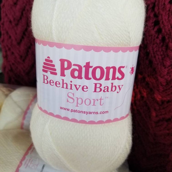 Patons Beehive Baby Sport Yarn Color Vintage Lace