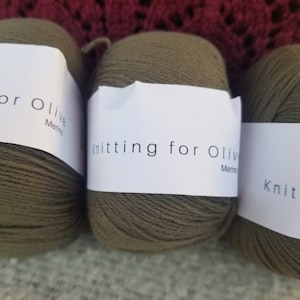 Knitting For Olive Merino Yarn Color Dusty Olive