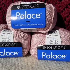 Berroco Palace Yarn Color 8908 Cinderella Pink