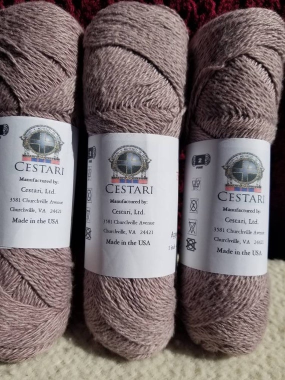 Cestari Cotton Wool Sock Yarn Color Raspberry