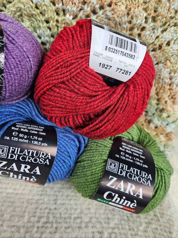 Filatura Di Crosa Zara Chine' Yarn Asst Colors You Choose - Etsy