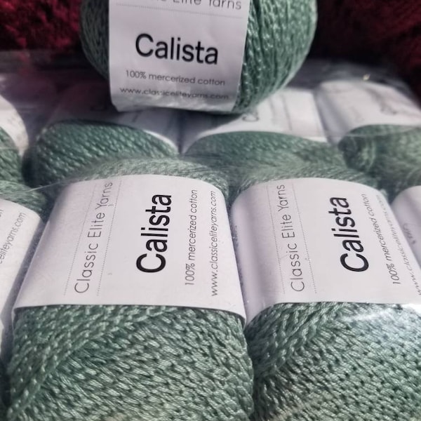 Classic Elite Yarns Calista Yarn Color 3412 Glacier