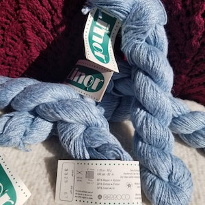 Berroco Linor Yarn Color 3325 Light Blue