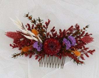 fioreatelier special design fall wedding combs