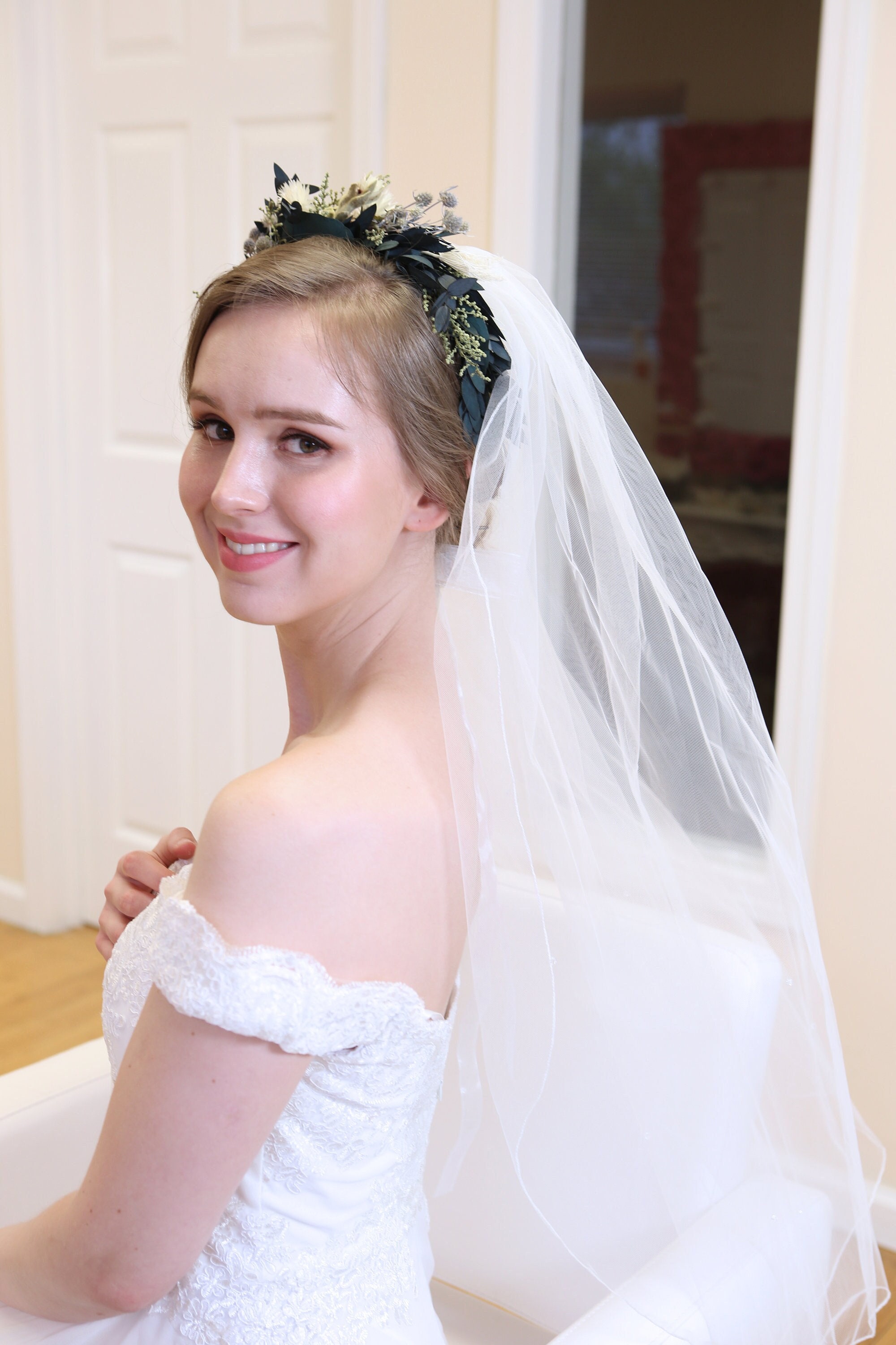 Greenery Wedding Headbands| Hair Accessories for Women | Luxury Bridal Wedding Hair Bands