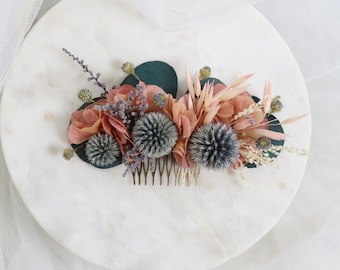 Preserved Flowers wedding hair combs