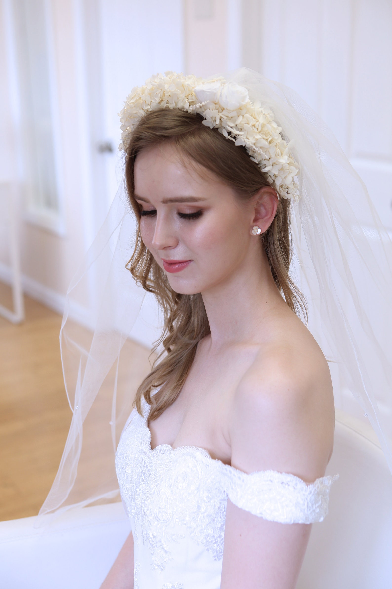 Wedding Headbands for Brides and Flower Girls Preserved Etsy