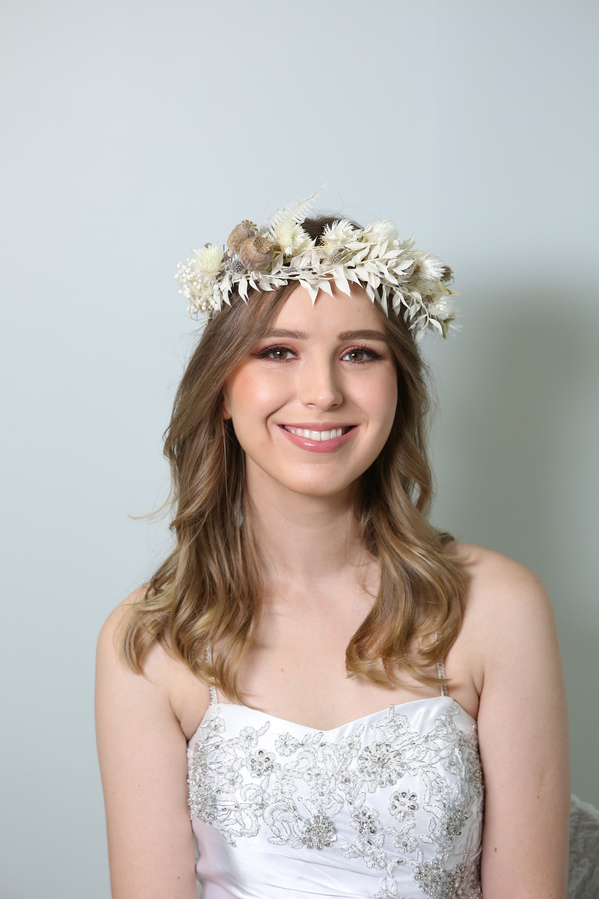 Blossom Wedding Headbands Preserved Flower Wedding Headbands Etsy