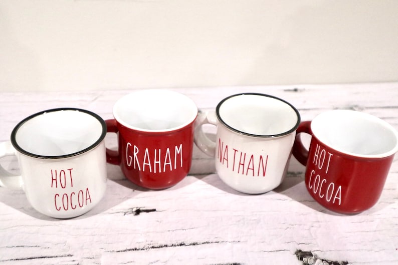 christmas mugs for hot chocolate