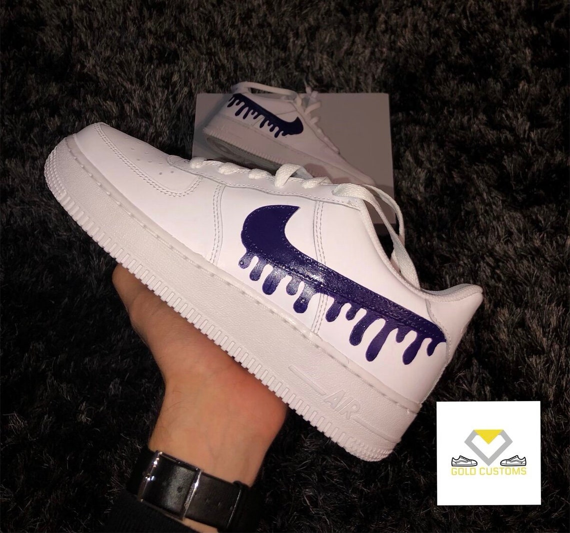 air force 1 drip swoosh