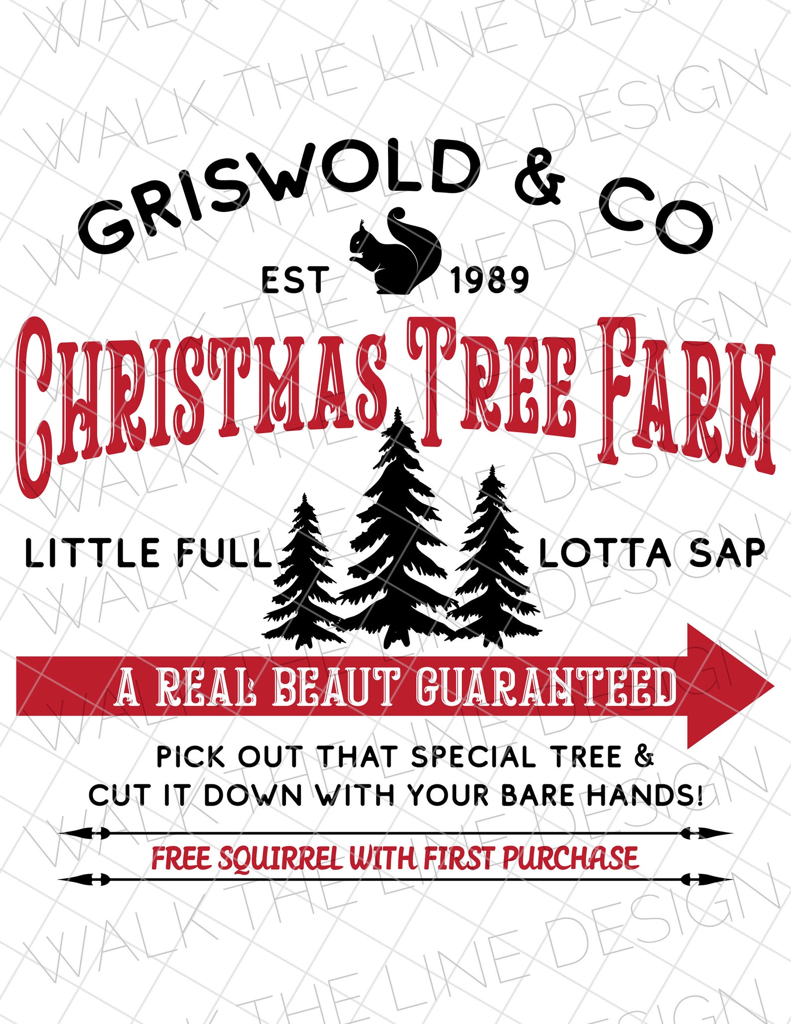 Griswold and Co Christmas Tree Farm SVG & PNG 300 DPI Etsy