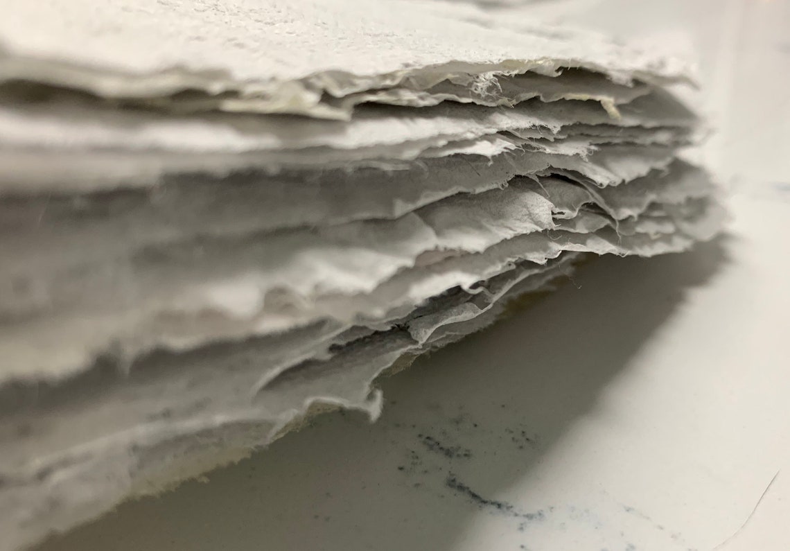 Handmade 100 Recycled Paper Standard EcoFriendly Paper Etsy