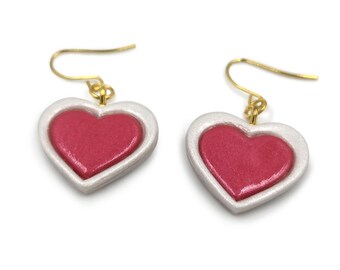 Zelda Heart Container Earrings – Gamer Jewelry