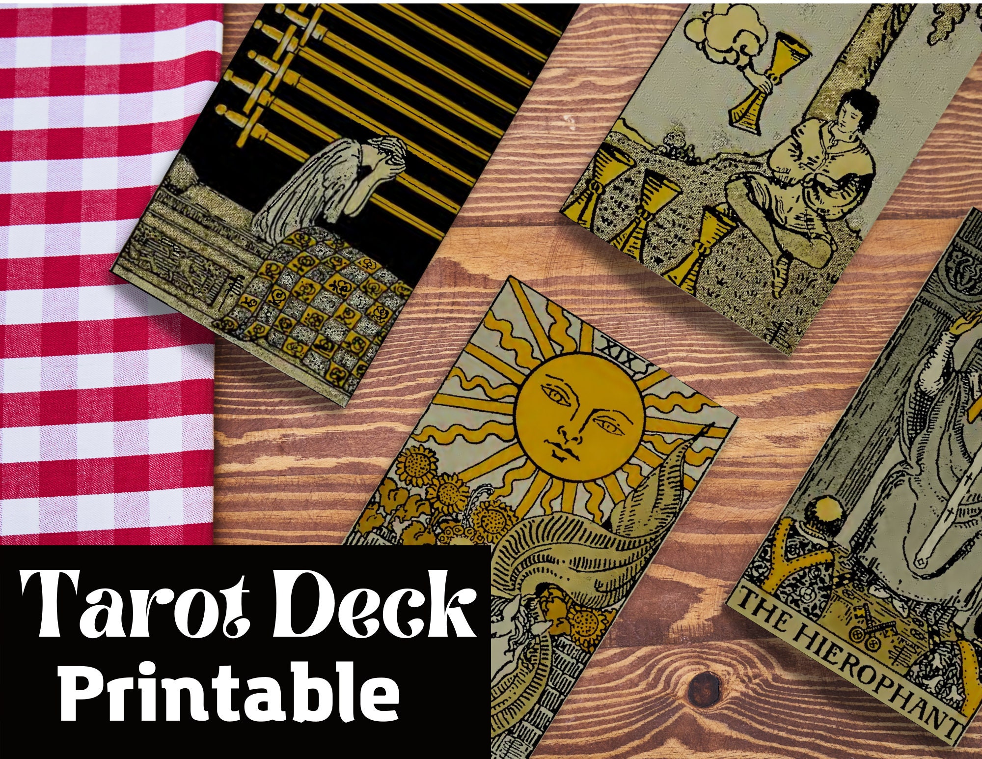 Printable Tarot Cards Download