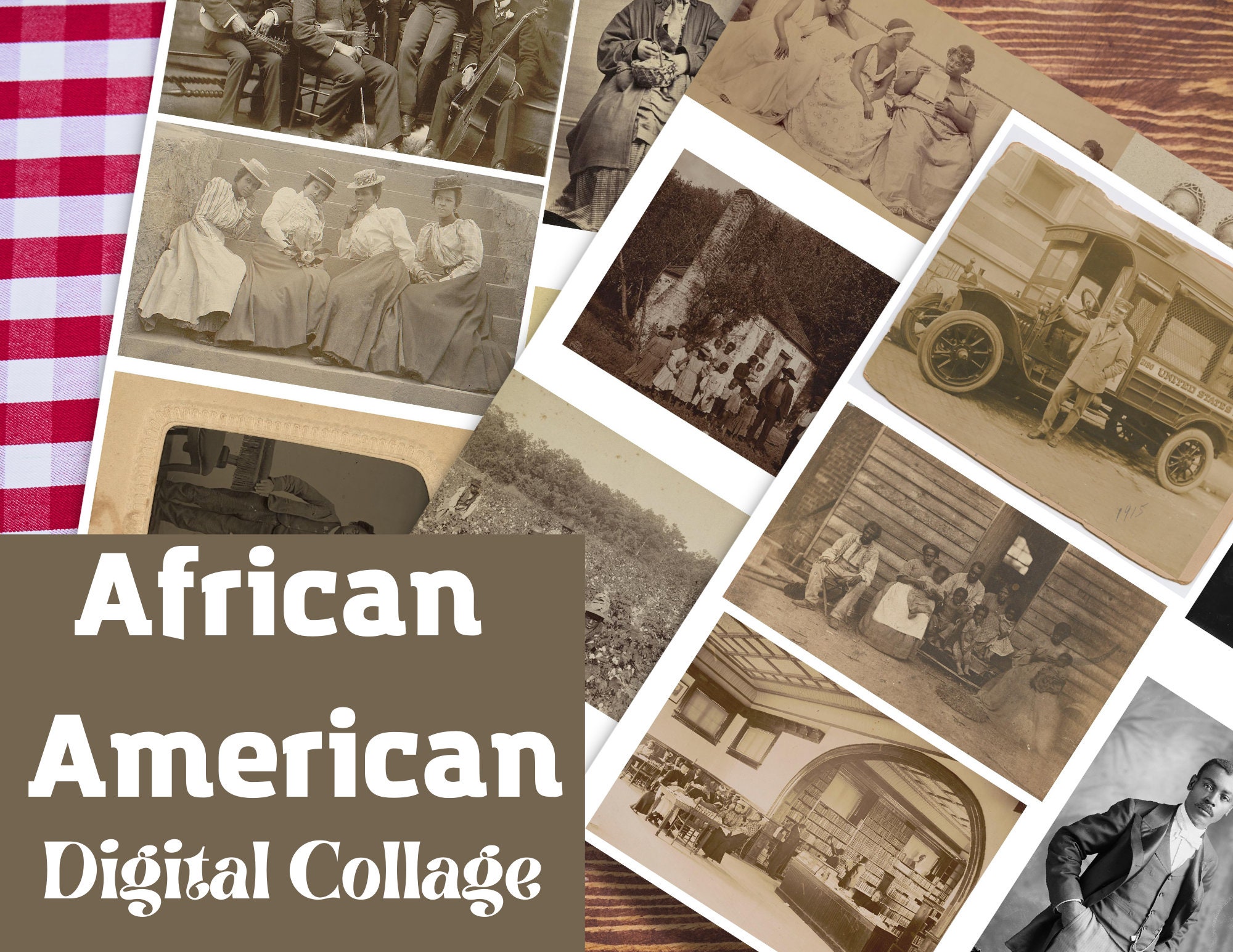 African American History Collage