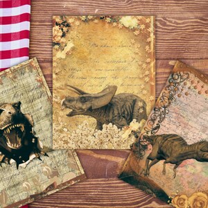 Dinosaurs Junk Journal Kit, Printable Junk Journal Kit, Dino Journal ...