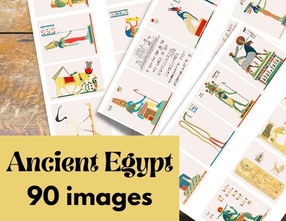 Ancient Egypt 90 Images Printable Paper Egyptian Clipart - Etsy