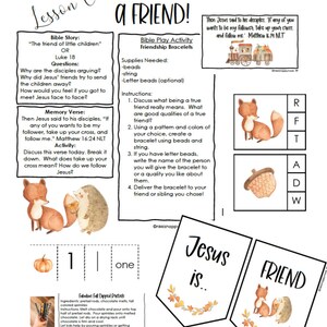 Fall Study of Jesus PRINTABLE - Preschool Bible Study - Autumn Bible ...