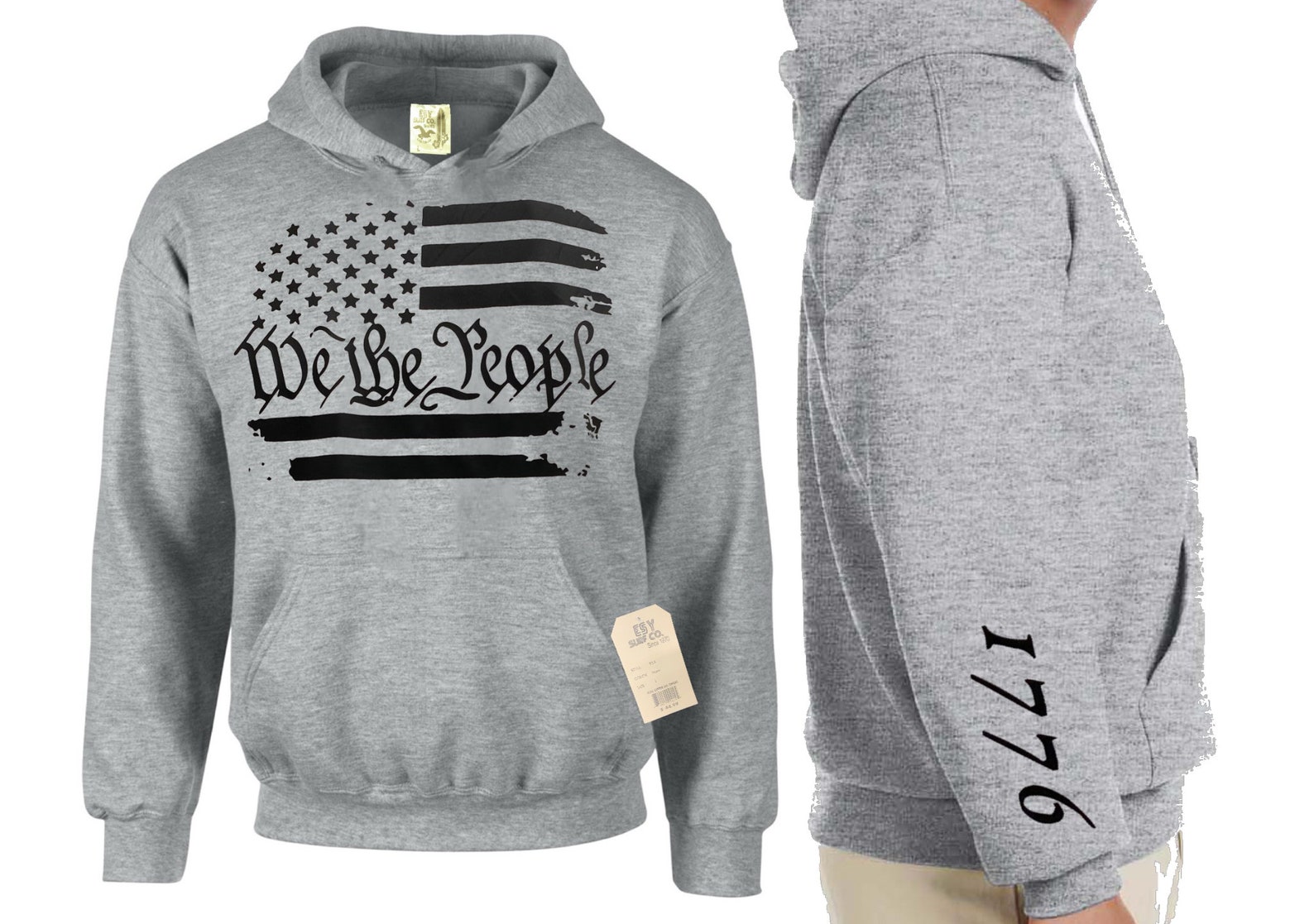 76 We The People Hoodie Navy