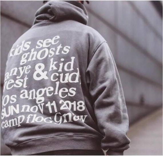 Kanye West Kids See Ghosts Grey Unisex Hoody Multiple Sizes - Etsy