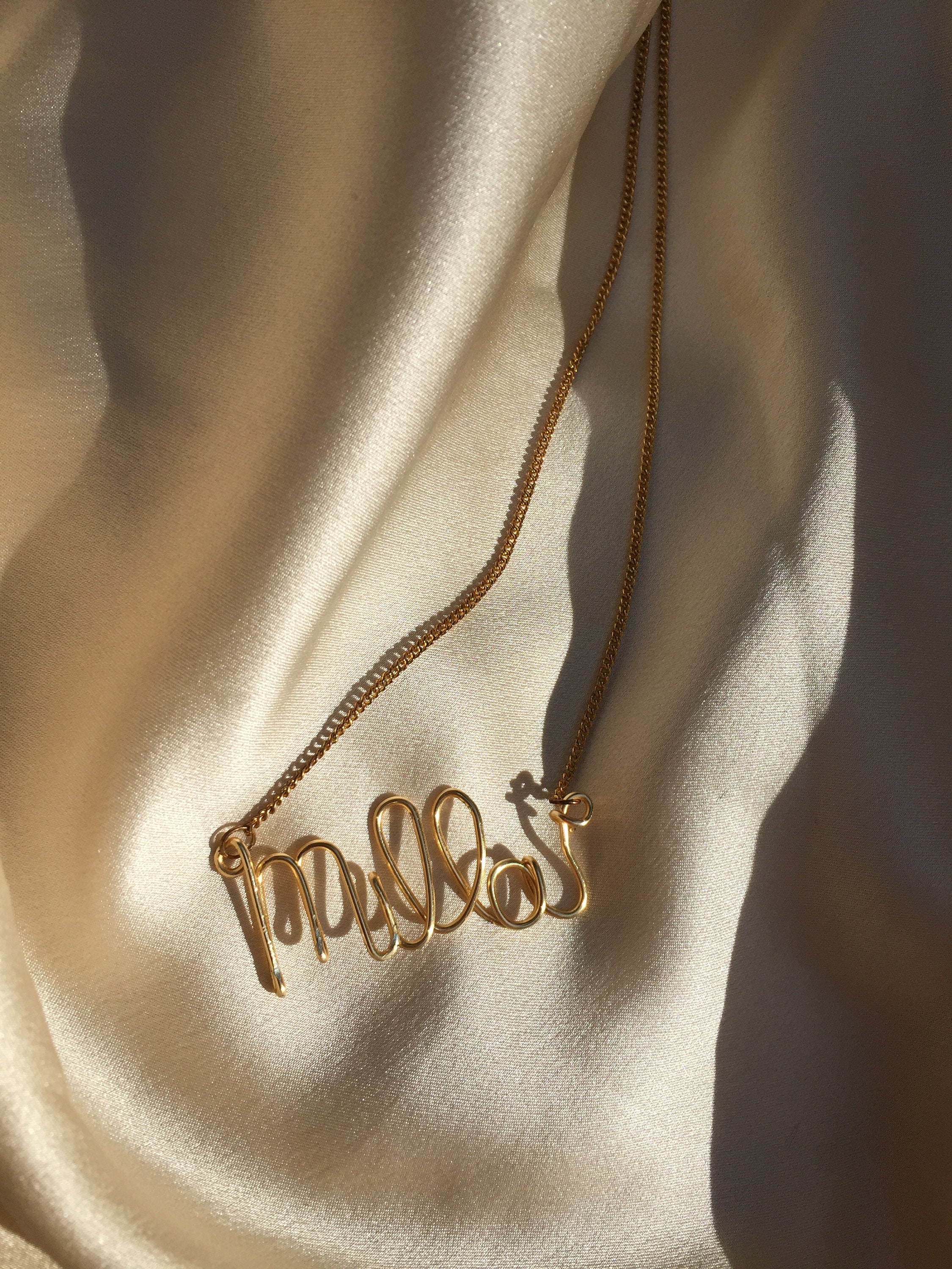 Custom name necklace | Etsy