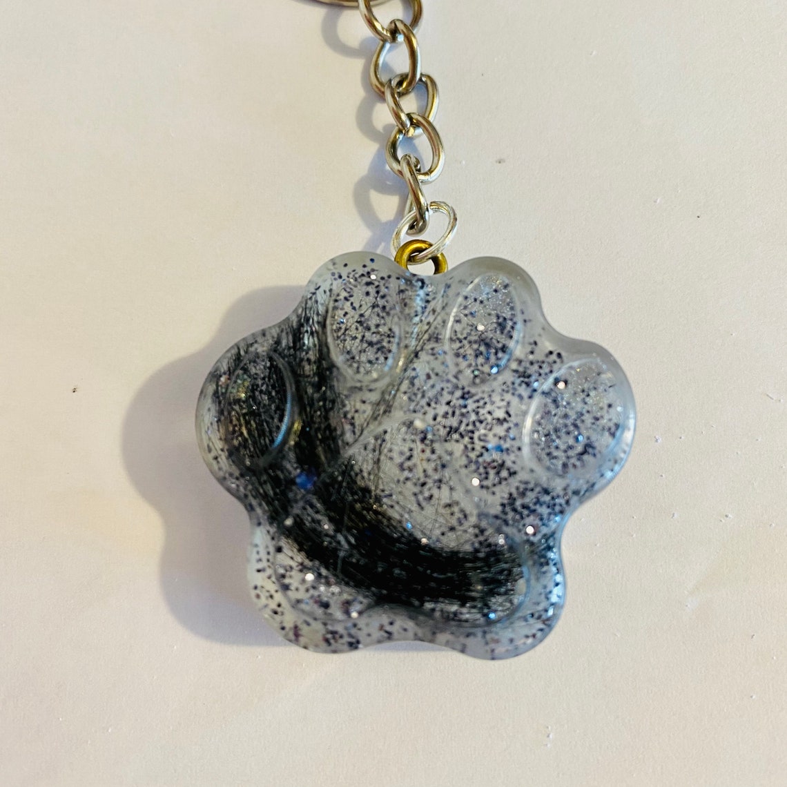 Pet Memorial Keychains Pet Hair Keychains Pet Keepsake Etsy