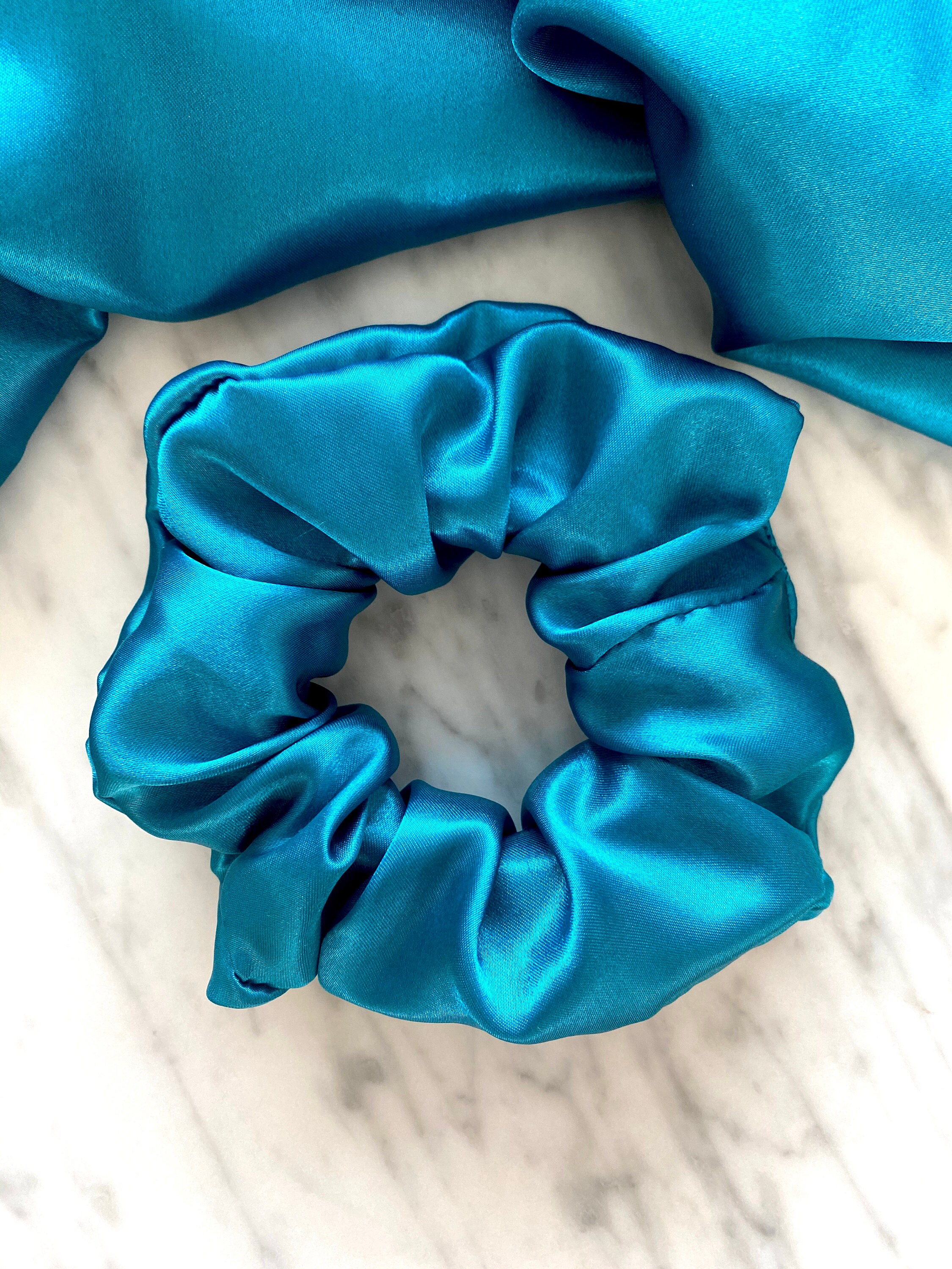 Scrunchie Con Fiocco In Seta Personalizzato - Foto 10