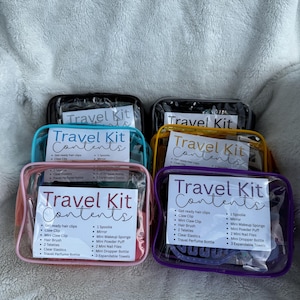 Kit da viaggio - Diverse opzioni di colore