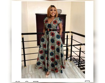 maxi dress ankara styles