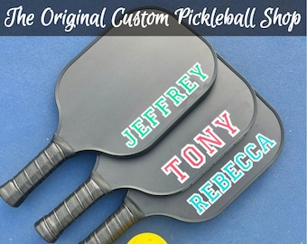 Cadeau de pagaie de pickleball personnalisé Pagaie de pickleball personnalisée Cadeau de pagaie de pickleball personnalisé Pickleball Cadeau de Noël Cadeau de départ à la retraite