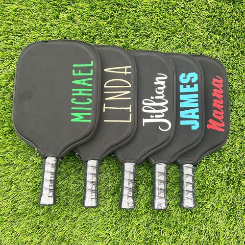 Custom Pickleball Paddle Cover Personalized Pickleball Etsy