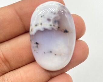 Dendrite Opal Cabochon,Natural Dendrite Opal Smooth Oval shape Cabochon with Amazing Quality, 35 Ct, 32X21X6 // Y-7