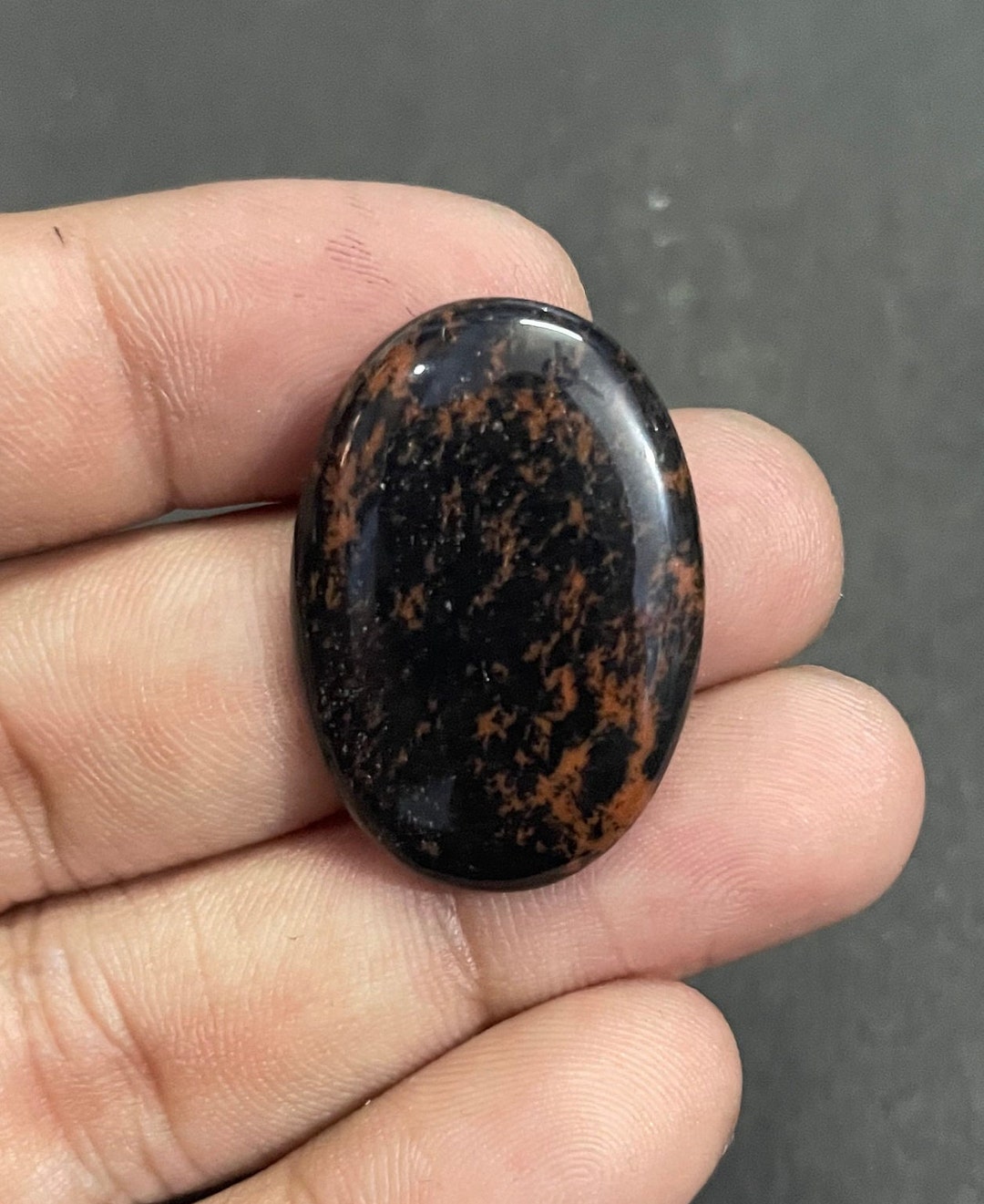 Mahagoni Obsidian Cabochon Natürlicher Mahagoni Obsidian - Etsy.de
