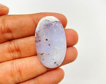 Dendrite Opal Cabochon,Natural Dendrite Opal Smooth Oval shape Cabochon with Amazing Quality, 31.75 Ct, 35X21X5 // Y-5