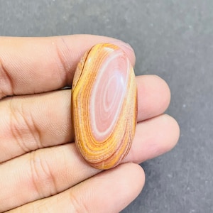 Cabujón de Jaspe Imperial, Piedra preciosa suelta de cabujón liso ovalado de Jaspe Imperial Natural con calidad increíble, 33 Ct., 36X20X5 mm // K25