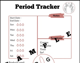 Period Tracker - Pink