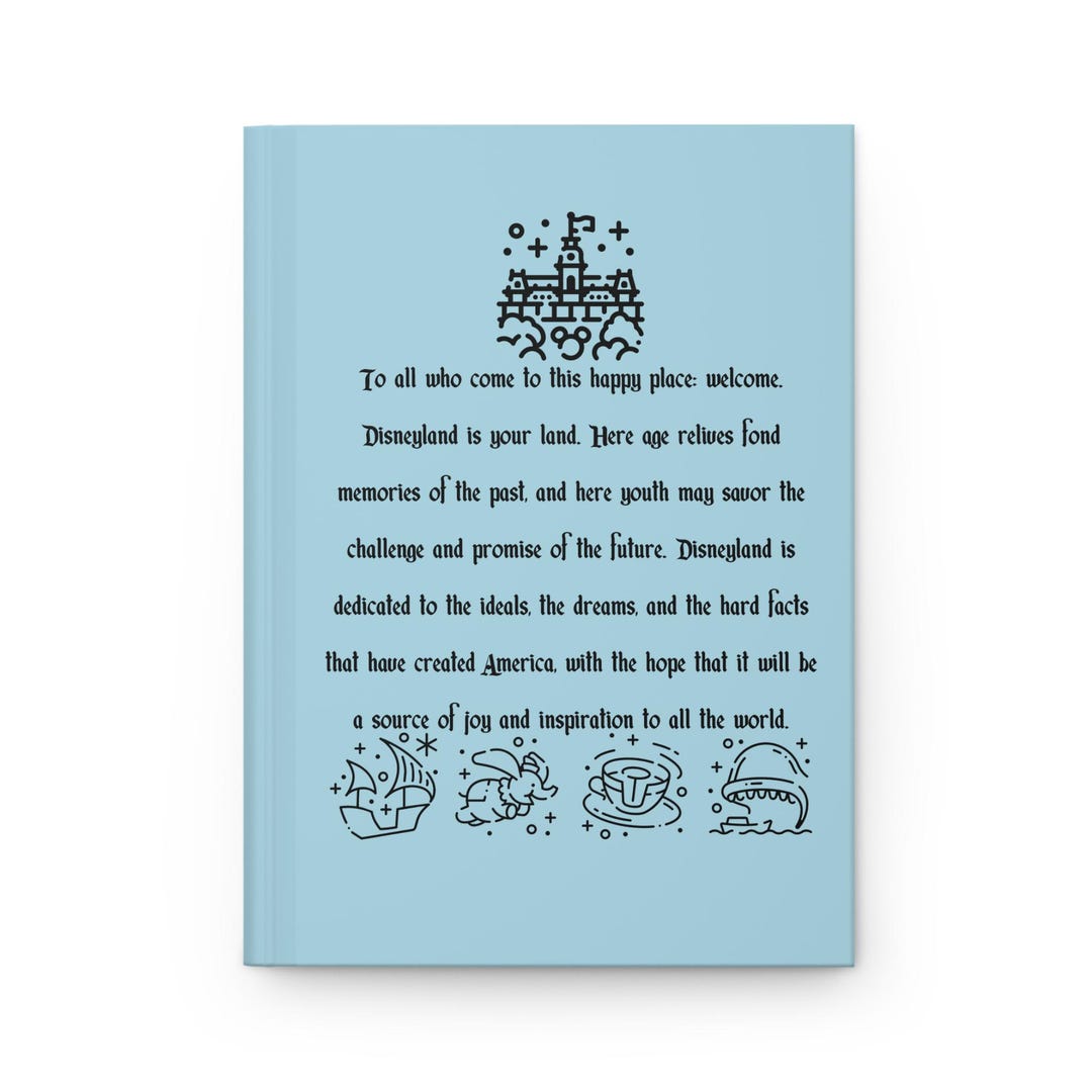 Walt Disney Speech Hardcover Journal, Writing Notebook, Matte Journal ...